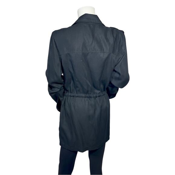 Hinge Brand Black Utility Jacket SZ M $129 - Picture 9 of 12